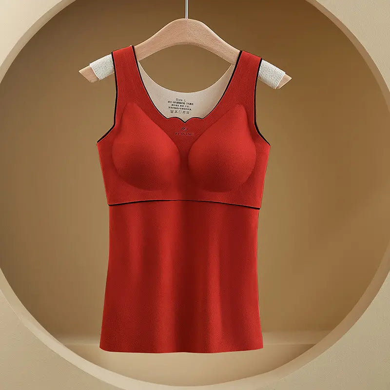 【Cumpărați 1 obțineți 1 gratuit】🎀Vestă termică din catifea germană care modelează corpul, cu pernuțe pentru piept