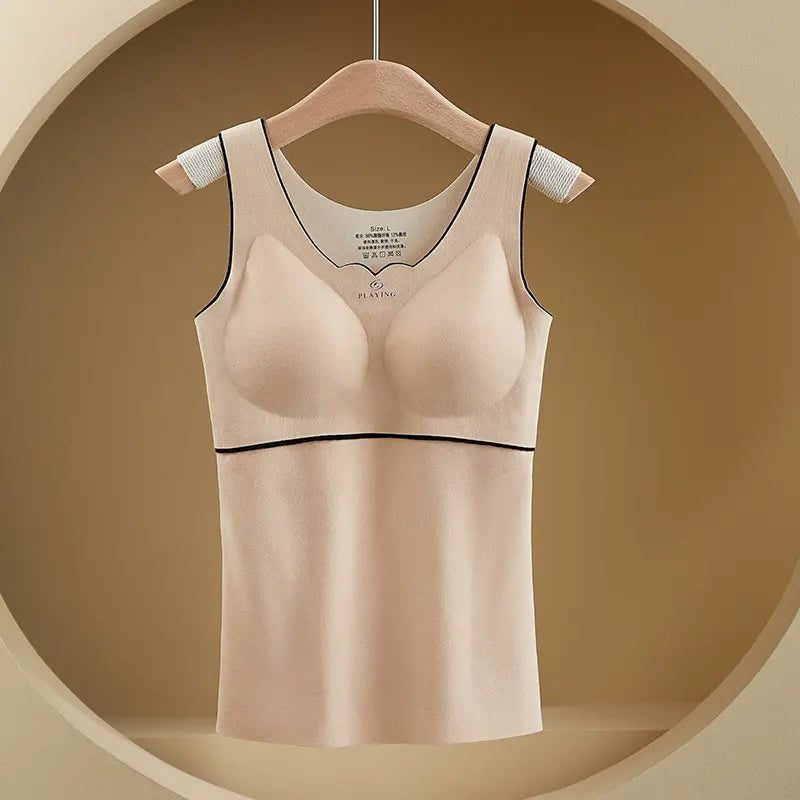 【Cumpărați 1 obțineți 1 gratuit】🎀Vestă termică din catifea germană care modelează corpul, cu pernuțe pentru piept