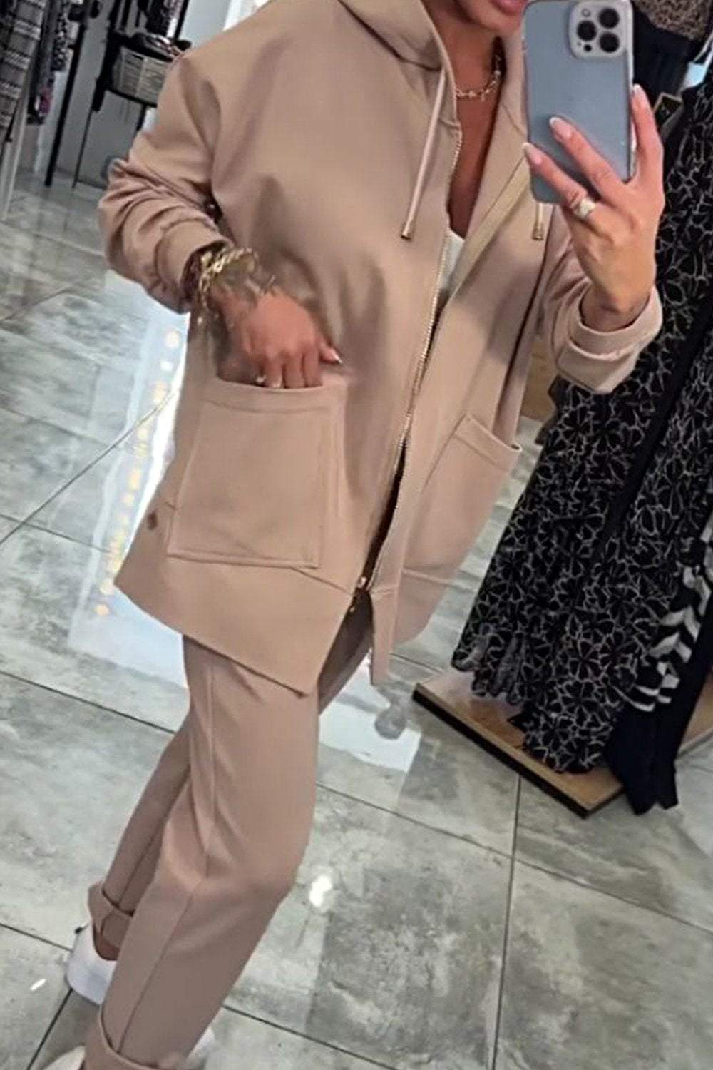 2024 toamna si iarna culoare solida costum costum la moda