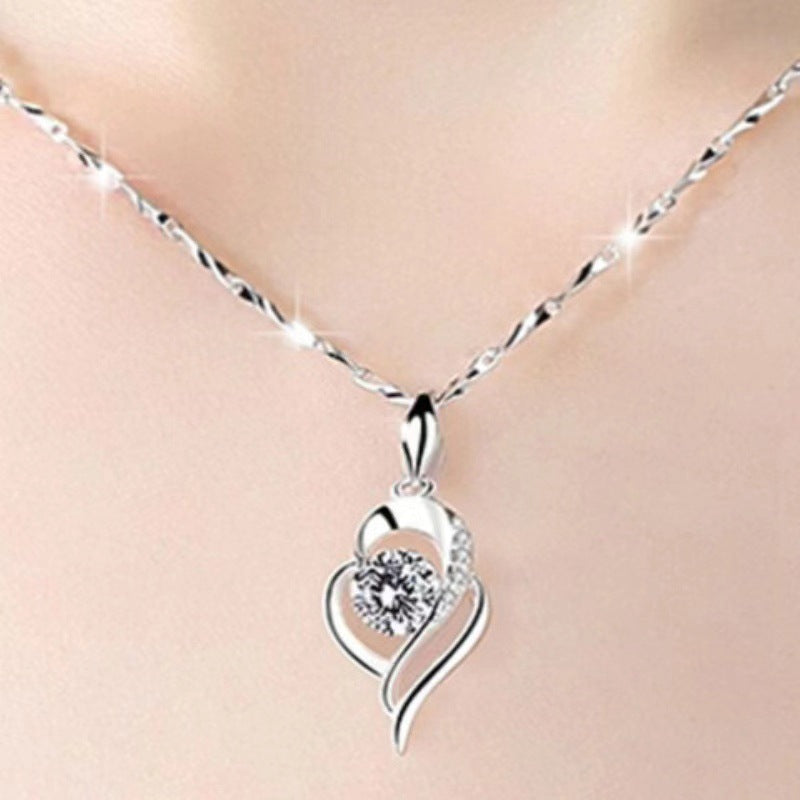 ❣️❣️Set bratara + colier din argint 925 Heart of the Ocean