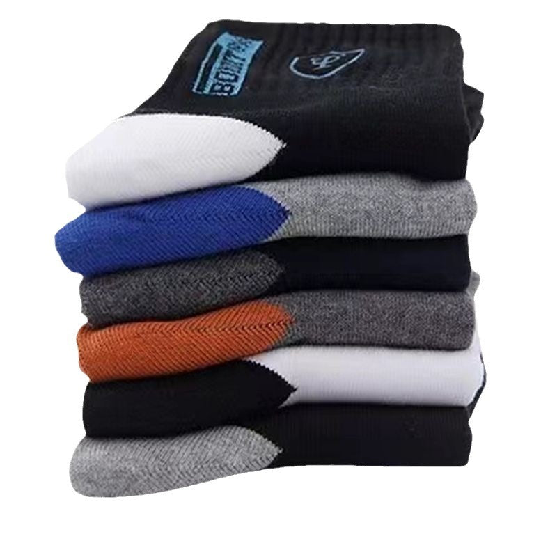 😍🧦【20 de perechi】Șosete deodorante din bumbac pentru bărbați noi 2024, care absorb transpirația