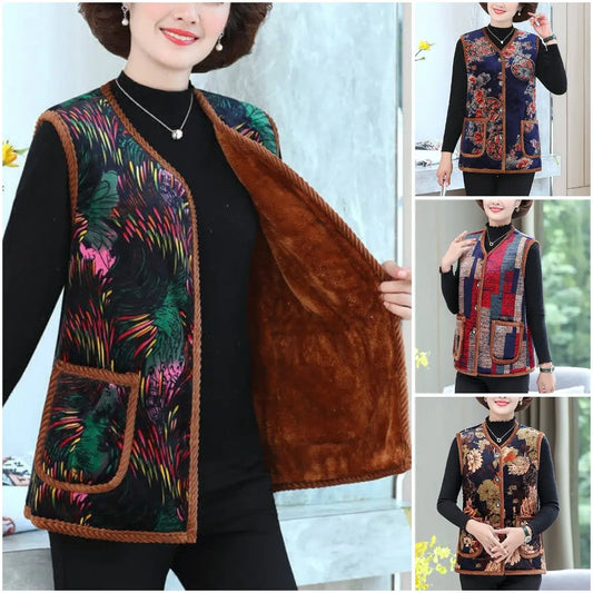 🔥【Cumpărați 1 obțineți 1 gratuit】🔥【XL-6XL】2024 vestă de lână caldă din lână la modă nouă
